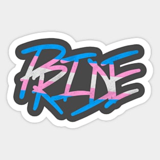 Transgender Pride Sticker